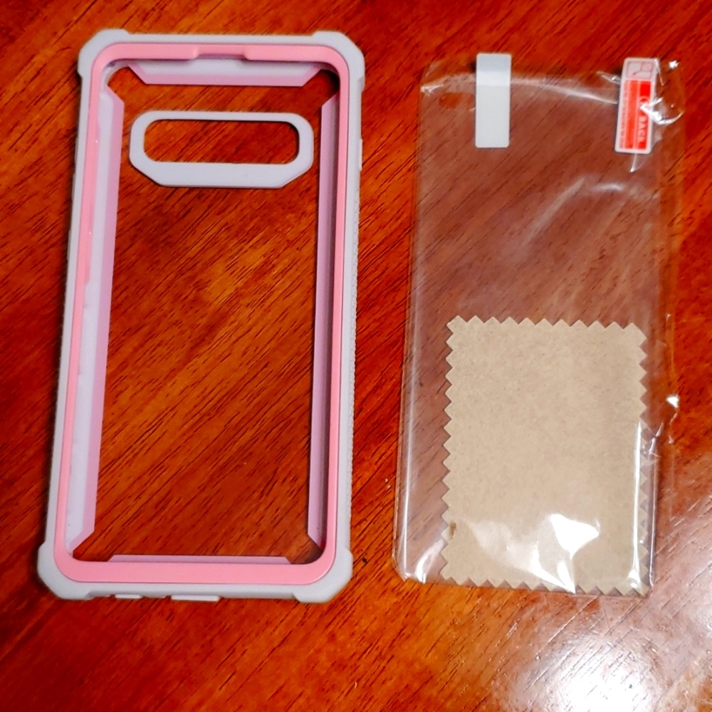 Galaxy S10 case and a hard ipad pro mini case